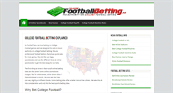 Desktop Screenshot of collegefootballbetting.net