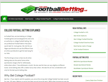 Tablet Screenshot of collegefootballbetting.net